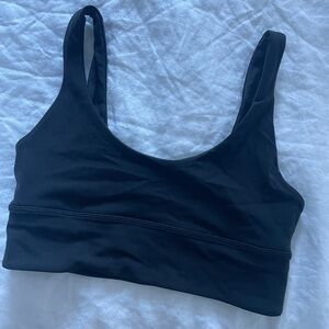 Black reversible lululemon sports bra